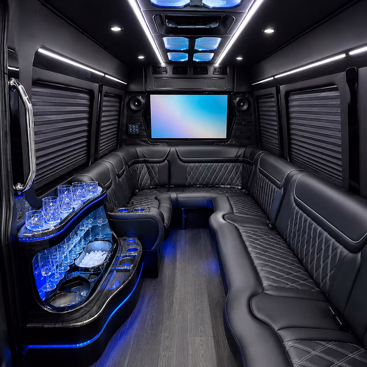 across santa clara california party bus rental