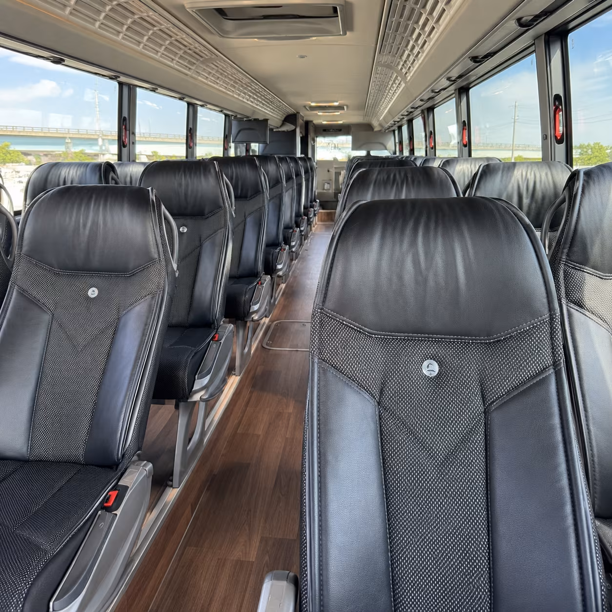 santa clara long distance transportation onboard seating