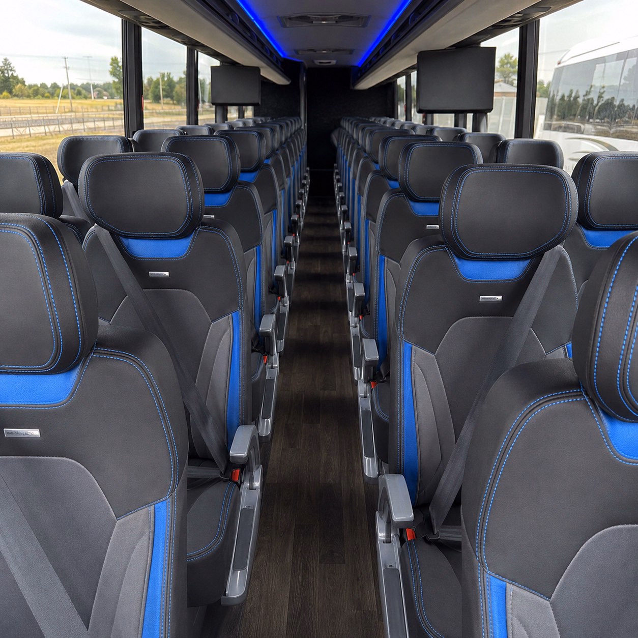 santa clara religious group transportation onboard seating