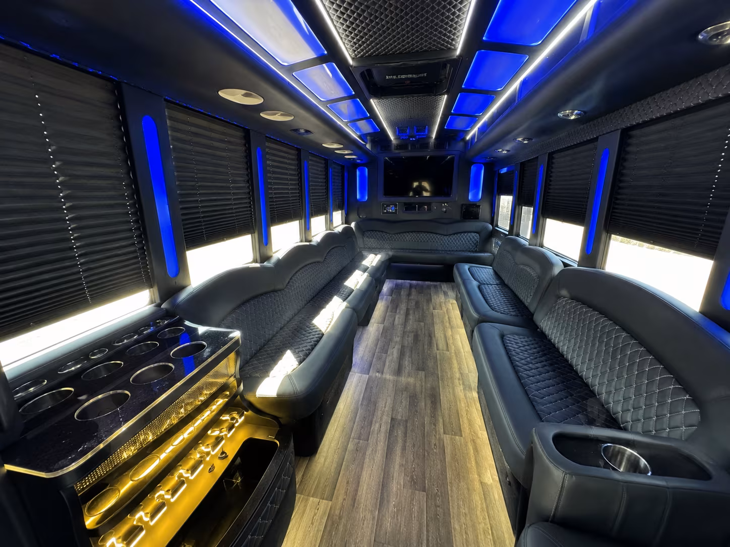 santa clara wedding party bus rental