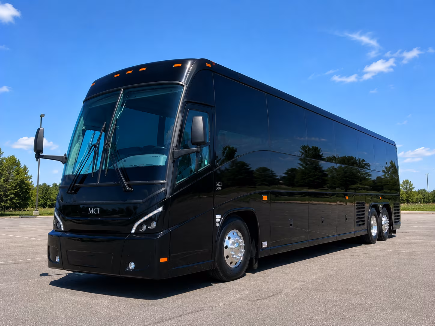 wedding party buses for the morning of pickup in santa clara